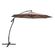 Ombrelone Lateral Saba Rivatti 300 cm -larg- em Aluminio com Base em Cruz e Capa em Poliester Fendi Ombrelone Lateral Saba Rivatti 300 cm -larg- em Aluminio com Base em Cruz e Capa em Poliester Fendi
